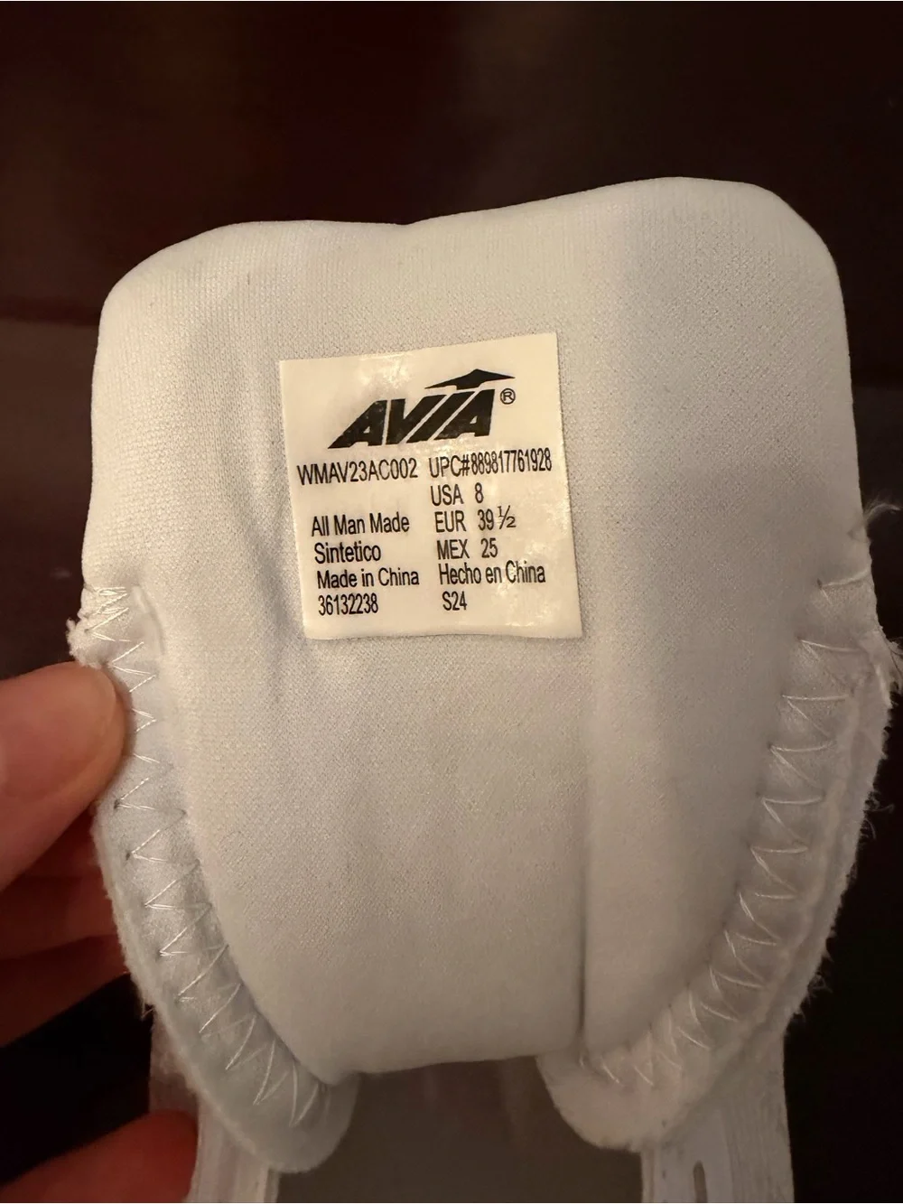 Avia Women’s Air Athletic Sneakers White – Size 8 – Excellent Condition